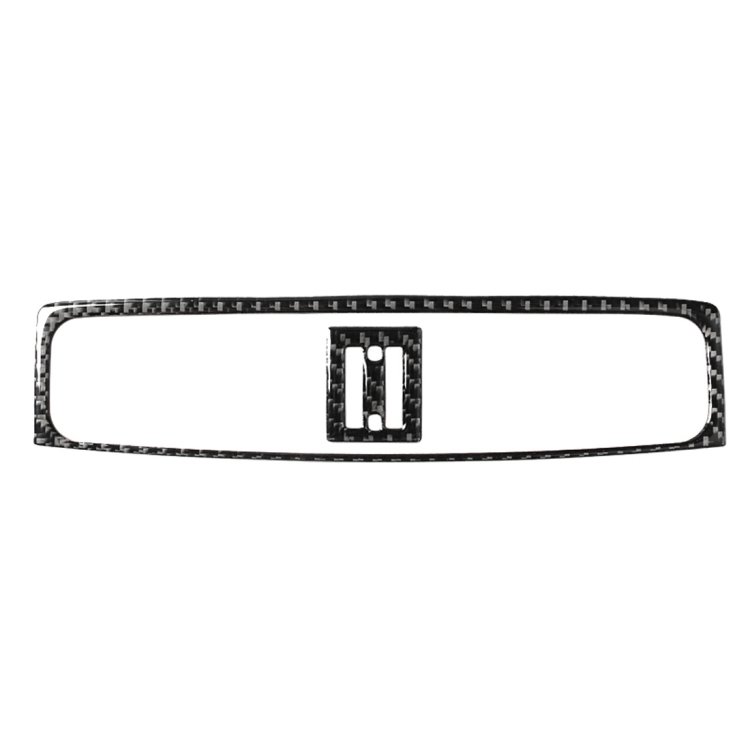 Car Carbon Fiber Middle Air Outlet Decorative Sticker for Lexus IS250 300 350C 2006-2012, Left and Right Drive Universal