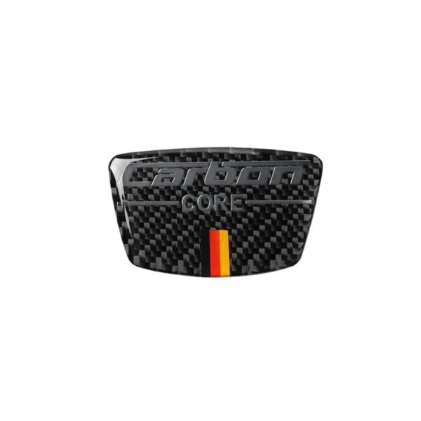 Car Carbon Fiber German Flag Color Goalpost Decorative Sticker for Audi A6 2005-2011, Left and Right Drive Universal - Image 2