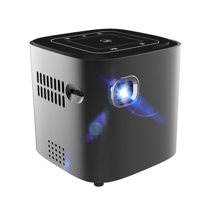 Wejoy S12 50 ANSI Lumen 1920x1080P  Android 7.1 HD Bluetooth 4.1 WiFi Smart 3D Projector, 1G+16G(Black)