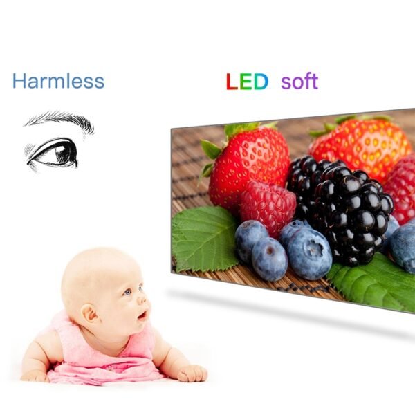 Wejoy L6 5 inch 200 ANSI Lumen 1920 x 1080P Android 6.0 HD Bluetooth 4.0 WiFi HD Smart Projector, Support AV / VGA / HDMI / 2 x USB / RJ45, 1G+8G - Image 6