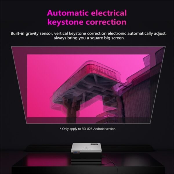 RD825 1280x720 2200LM Mini LED Projector Home Theater, Support HDMI & AV & VGA & USB, General Version, General Version - Image 5