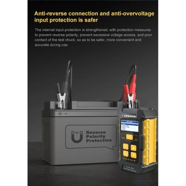 KONNWEI KW510 3 in 1 Car Battery Tester / Charger / Repairer, Support 8 Languages, KW510(EU Plug), KW510(US Plug) - Image 17