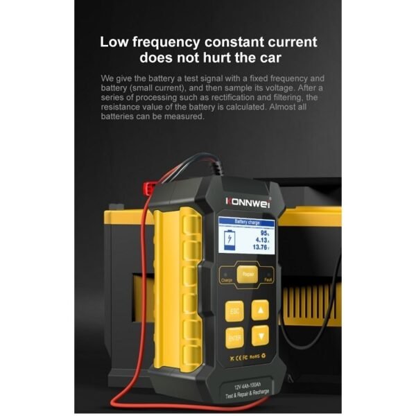 KONNWEI KW510 3 in 1 Car Battery Tester / Charger / Repairer, Support 8 Languages, KW510(EU Plug), KW510(US Plug) - Image 7