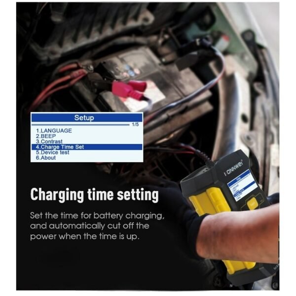KONNWEI KW510 3 in 1 Car Battery Tester / Charger / Repairer, Support 8 Languages, KW510(EU Plug), KW510(US Plug) - Image 10