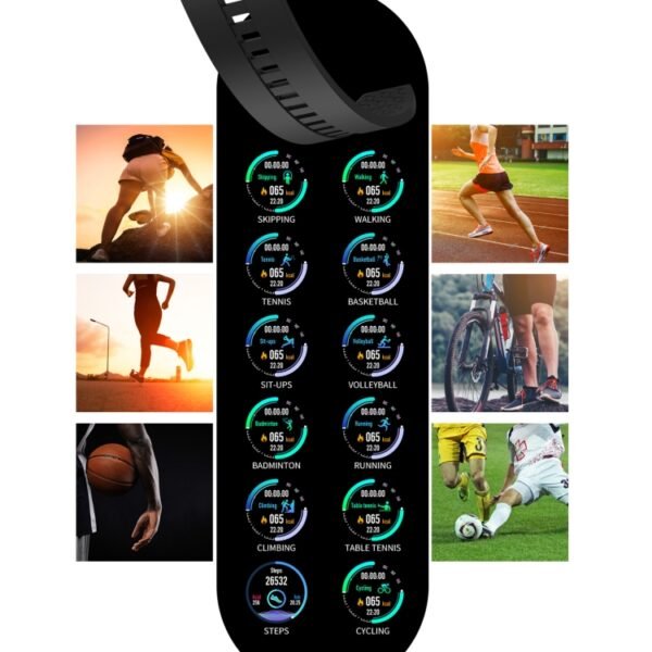 W68 1.54 inch Touch Screen IP67 Waterproof Smart Bracelet, Support Blood Oxygen Monitoring / Bluetooth Call / Heart Rate Monitoring, Style: Steel Strap - Image 12
