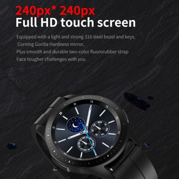 W68 1.54 inch Touch Screen IP67 Waterproof Smart Bracelet, Support Blood Oxygen Monitoring / Bluetooth Call / Heart Rate Monitoring, Style: Steel Strap - Image 6