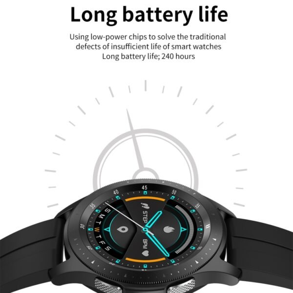 W68 1.54 inch Touch Screen IP67 Waterproof Smart Bracelet, Support Blood Oxygen Monitoring / Bluetooth Call / Heart Rate Monitoring, Style: Steel Strap - Image 8