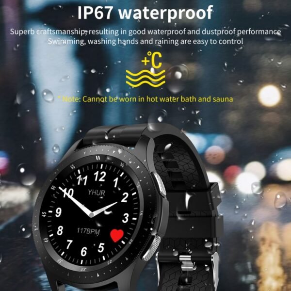 W68 1.54 inch Touch Screen IP67 Waterproof Smart Bracelet, Support Blood Oxygen Monitoring / Bluetooth Call / Heart Rate Monitoring, Style: Steel Strap - Image 10