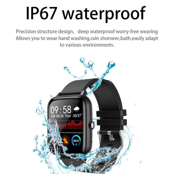 P6 1.54 inch TFT Color Screen IP68 Waterproof Smart Bracket, Support Bluetooth Call / Sleep Monitoring / Heart Rate Monitoring - Image 13