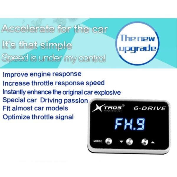 TROS TS-6Drive Potent Booster Electronic Throttle Controller, For Nissan Terra 2018-, For GreatWall Wingle 7 2012, For Nissan Sunny 2011-, For Nissan Qashqai 2008-, For Proton Alza, For Subaru Forester 2006- - Image 9