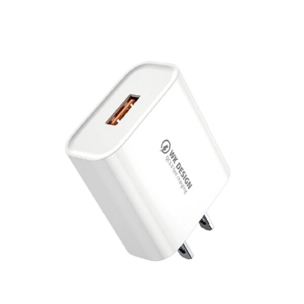 WK WP-U57 Max 18W Maxspeed QC3.0 Fast Charger +  USB to Micro USB Data Cable, US Plug, EU Plug, UK Plug - Image 2