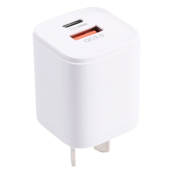 20WACB 20W QC3.0 + PD Quick Charger, AU Plug, EU Plug, US Plug - Image 7