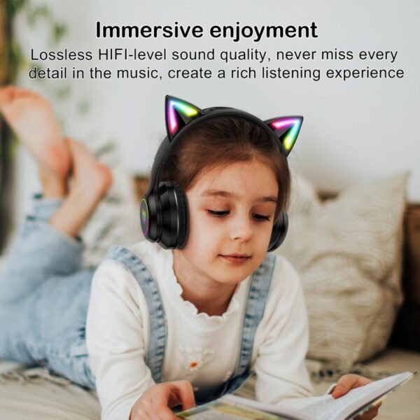 ONIKUMA B90 RGB Lighting Wireless Bluetooth Headphone, B90 - Image 4