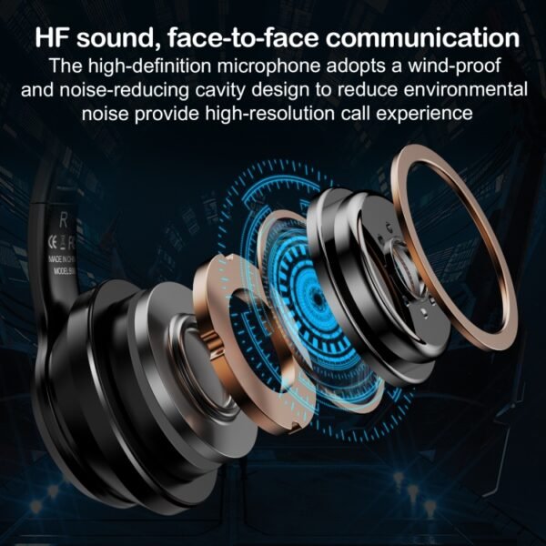 ONIKUMA B90 RGB Lighting Wireless Bluetooth Headphone, B90 - Image 5