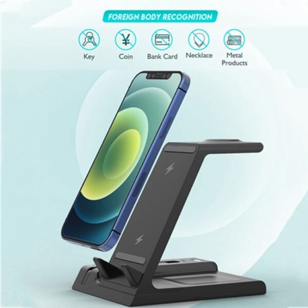 D2 15W Max 6 in 1 Multifunction Fast Wireless Charger Holder - Image 7