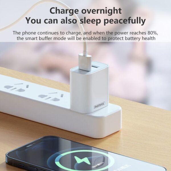REMAX RP-U35 Jane Series 2.1A Dual USB Port Fast Charger Set, 8 Pin, Micro USB, USB-C/Type-C - Image 5