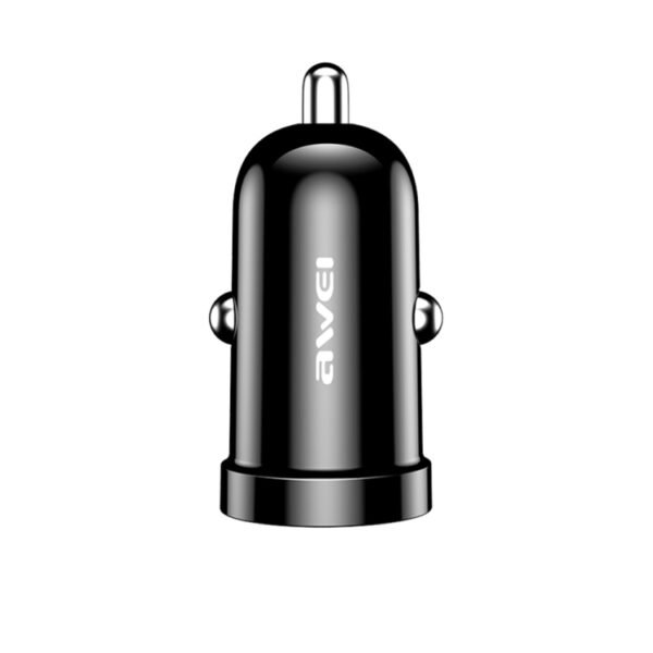 awei C-826 Mini Dual USB 2.4A Car Charger, C-826 - Image 2