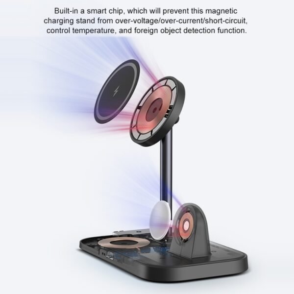 WA22 3 in 1 Magnetic Wireless Charger Phone Holder, WA22 - Image 5