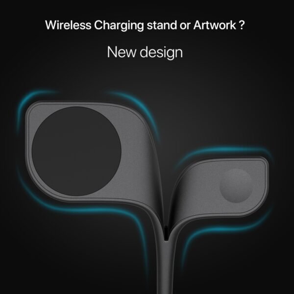 YM-UD22 15W 5 in 1 Magnetic Wireless Charger with Stand Function - Image 6