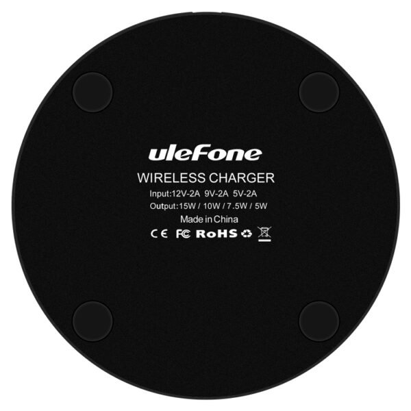 Ulefone UF005 15W Round Fast Charging Qi Wireless Charger, Ulefone UF005 - Image 3