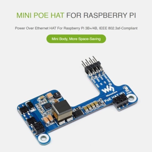 Waveshare Power over Ethernet HAT for Raspberry Pi 3B+/4B - Image 5