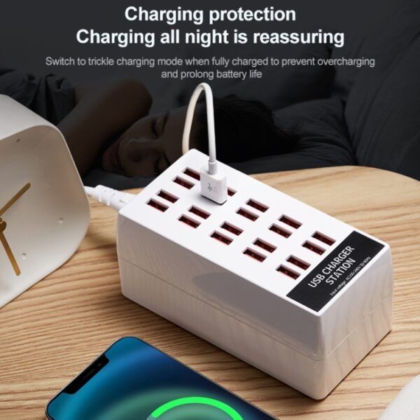 20-Ports Desktop USB Charger Station HUB - Image 7