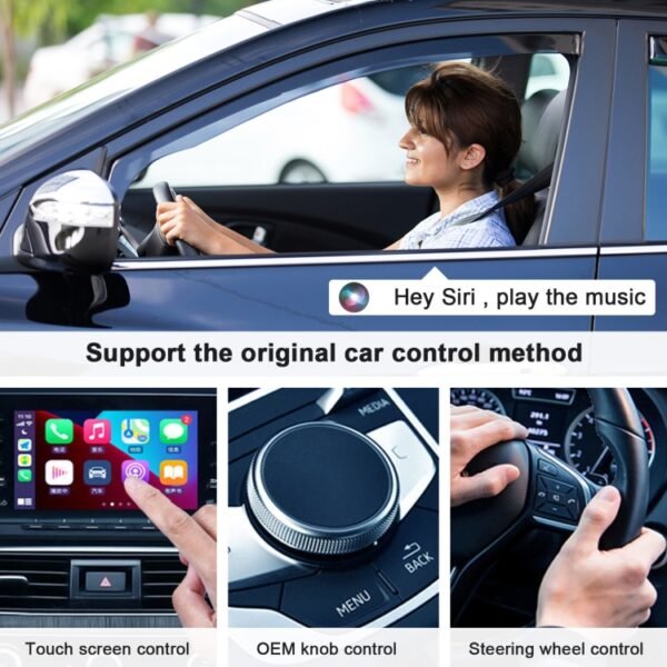 THT-020-2 USB + USB-C / Type-C Wired to Wireless Carplay Adapter for iPhone, THT-020-2 - Image 3