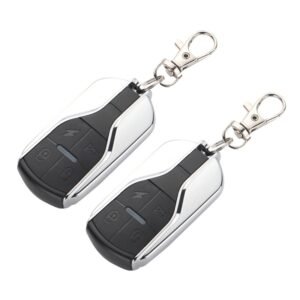 2pcs For Maserati Four-button Anti-theft Alarm Wireless Key Remote Control, 315MHz Copy Code, 433MHz Copy Code