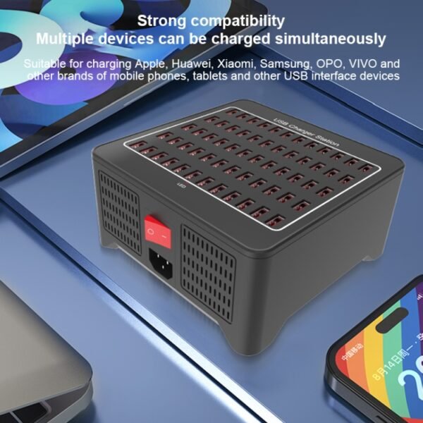 YFY-A78 300W 60 Ports USB Smart Charging Station, YFY-A78 - Image 6