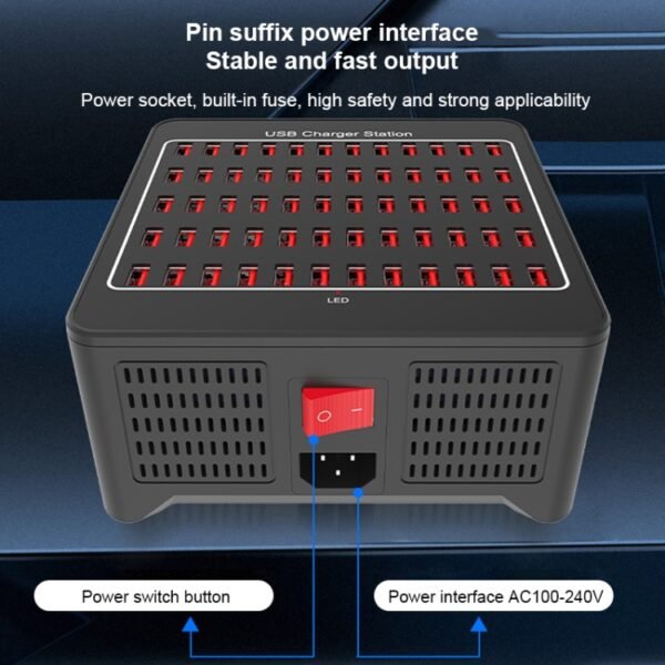 YFY-A78 300W 60 Ports USB Smart Charging Station, YFY-A78 - Image 8