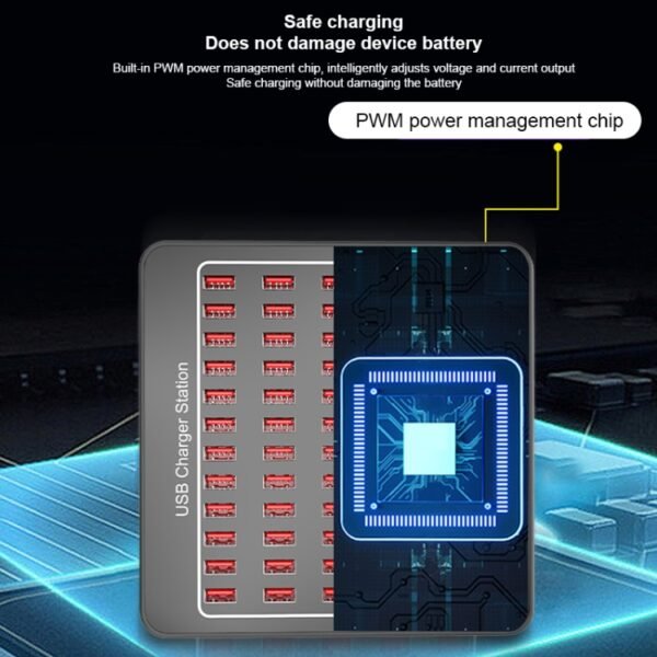 YFY-A78 300W 60 Ports USB Smart Charging Station, YFY-A78 - Image 10