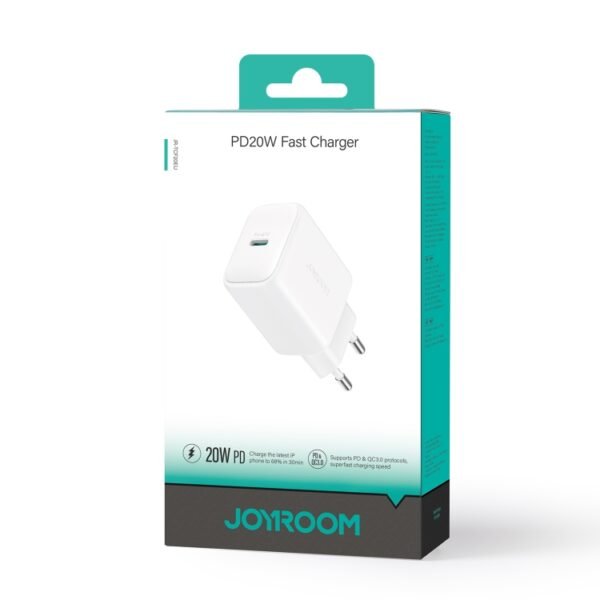 JOYROOM JR-TCF20 PD20W USB-C / Type-C Port Charger, EU Plug - Image 9