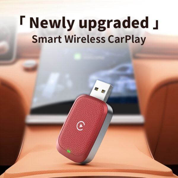 For iPhone Smart Wireless Car CarPlay Box Wired to Wireless Adapter, For iPhone - Image 3