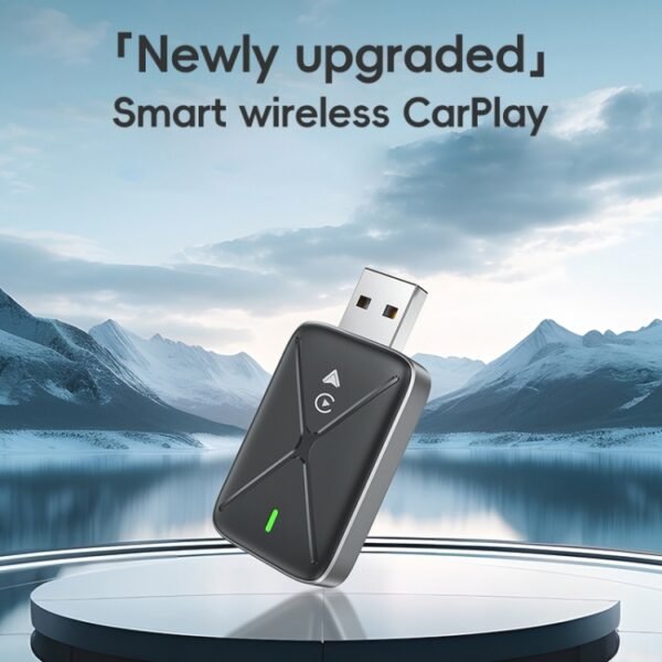 2 in 1 Car Carplay / Android Auto Carplay Box Wired to Wireless Smart Adapter, Car Carplay / Android Auto (Black), Car Carplay / Android Auto (White) - Image 2