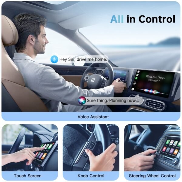 For iPhone Car Apple CarPlay Box Wired to Wireless Adapter, For iPhone - Image 9
