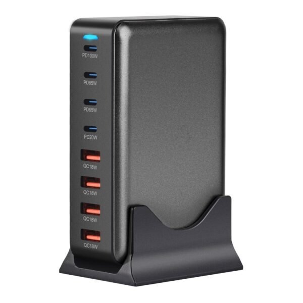 YMX-320W GaN 320W USB x 4, USB-C / Type-C x 4 Fast Charger, US Plug, UK Plug, AU Plug, EU Plug - Image 3