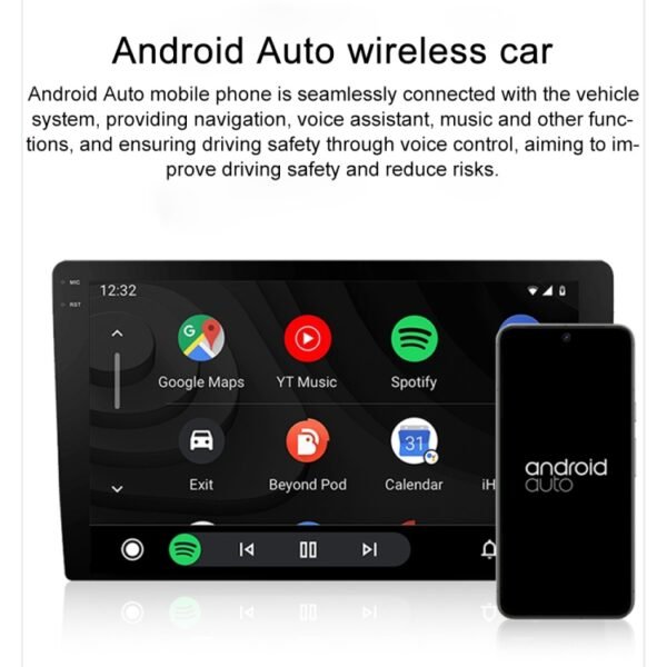 CarPlay and Android Auto Dual Interface Wireless Car Connectivity Box, P80 - Image 6