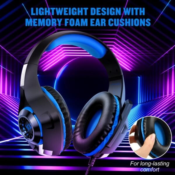 KOTION EACH GS400 Omni-directional Mic Gaming Headset, Length: About 1.9m, GS400 - Image 5