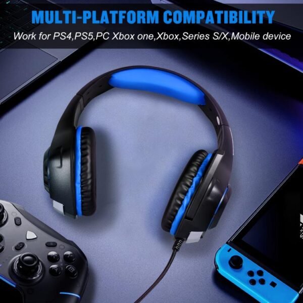 KOTION EACH GS400 Omni-directional Mic Gaming Headset, Length: About 1.9m, GS400 - Image 6