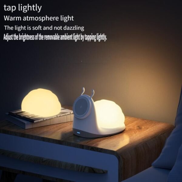 W11 Multifunctional Magnetic Wireless Charger with Night Light, W11 - Image 4