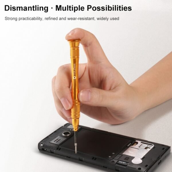 JF-658-1.5 Metal Mobile Phone Repair Tool Phillips Screwdriver - Image 5