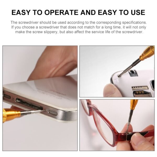 JF-658-1.5 Metal Mobile Phone Repair Tool Phillips Screwdriver - Image 6