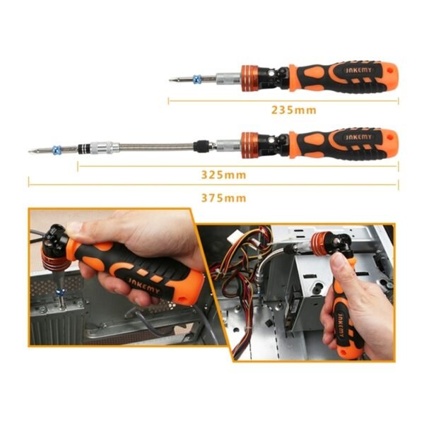 JAKEMY JM-6123 31 in 1 Color Ring Professional Screwdriver Repair Tool Set - Image 3