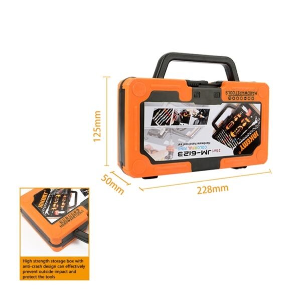 JAKEMY JM-6123 31 in 1 Color Ring Professional Screwdriver Repair Tool Set - Image 9