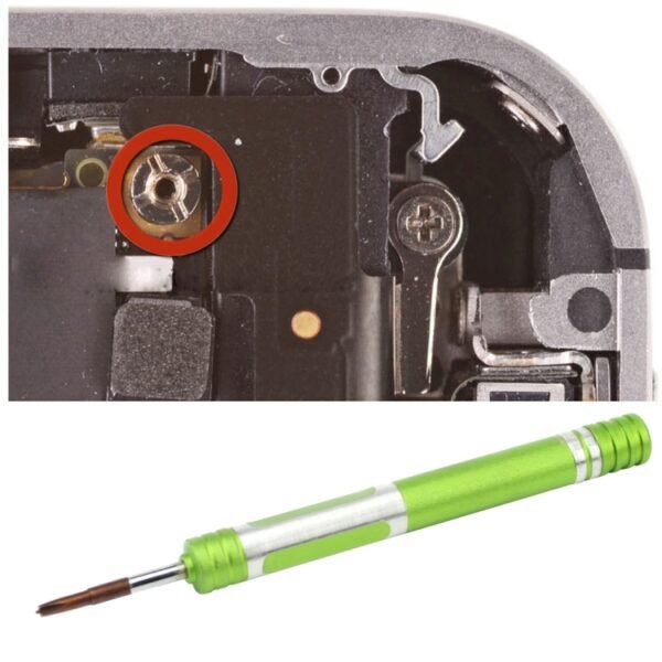 608-2.5 Hollow Cross Tip 2.5 Middle Bezel Repair Screwdriver(Green) - Image 6