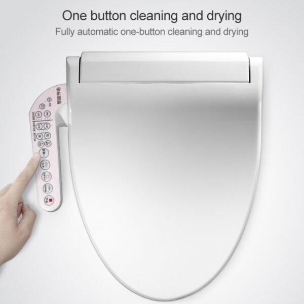 U Shape Multi-function Bathroom Automatic Cleaning Heating Intelligent Flush Toilet Cleaner Cover - Image 4