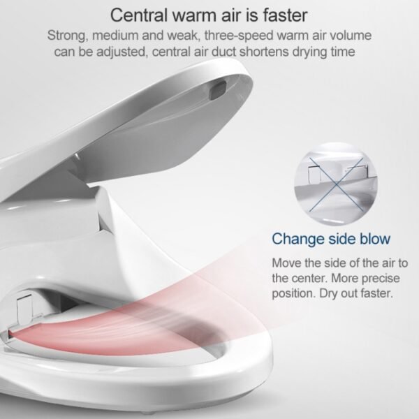 U Shape Multi-function Bathroom Automatic Cleaning Heating Intelligent Flush Toilet Cleaner Cover - Image 5