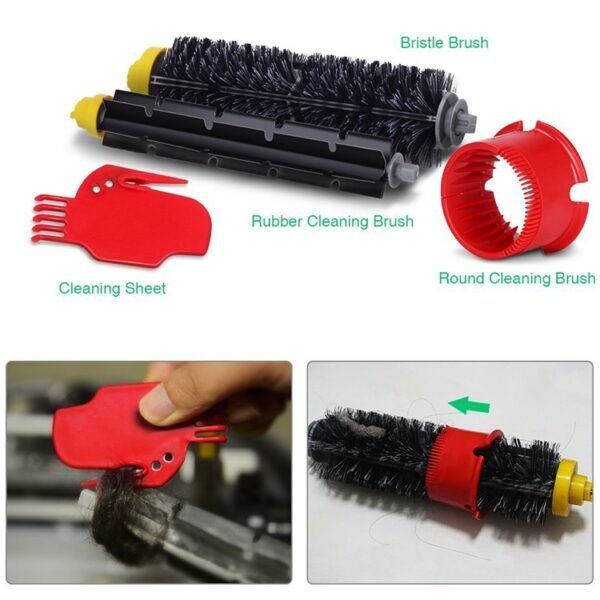 Sweeping Robot Accessories Roller Brush Side Brush Haipa Filter Accessories Set for iRobot 500 Series - Image 6