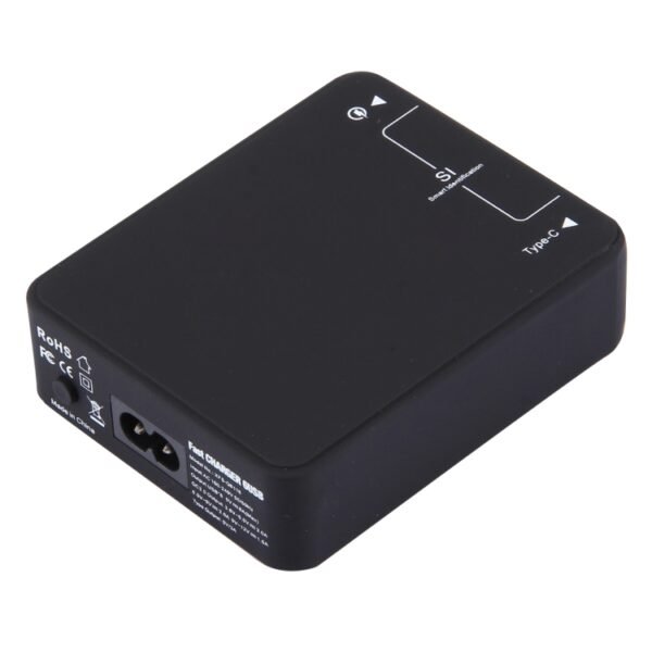 Q8118 1 Quick Charge 3.0 + 4 Smart Identification USB + 1 USB-C / Type-C 3.1 Desktop USB Charger - Image 4