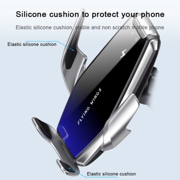 S7 15W QI 360 Degree Rotatable Infrared Induction Car Air Outlet Wireless Charging Mobile Phone Holder for 4.0-6.5 inch Mobile Phones, S7 - Image 5